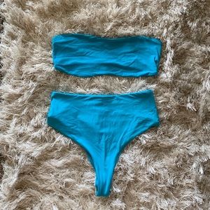 Po SWIM Ava Frati Bandeau Bikini from Aerie - XS